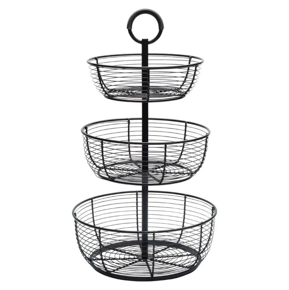 3 Tier Round Wrap Basket
