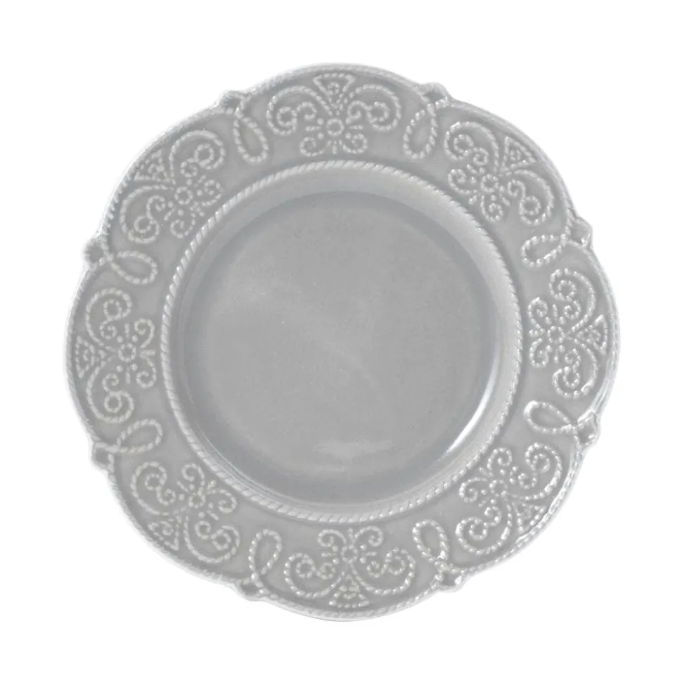 Abby Gray 16 Piece Dinnerware Set, Service for 4