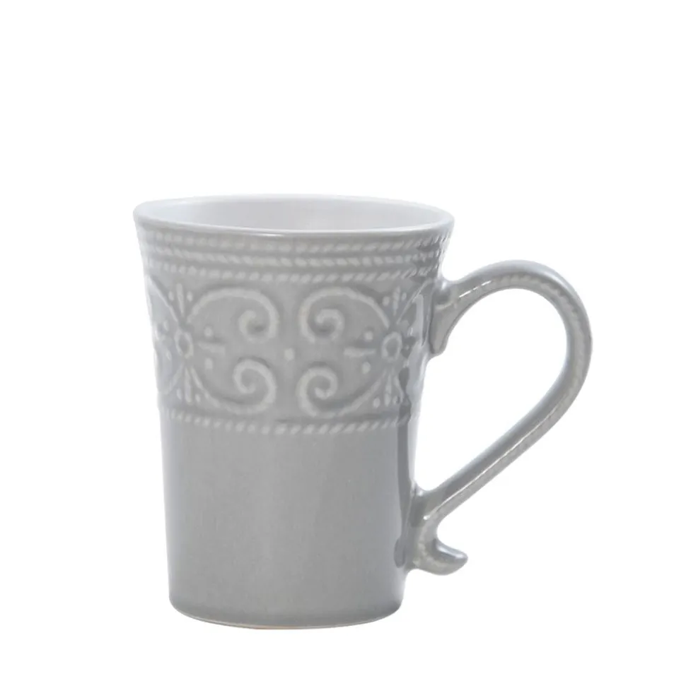 Abby Gray 16 Piece Dinnerware Set, Service for 4