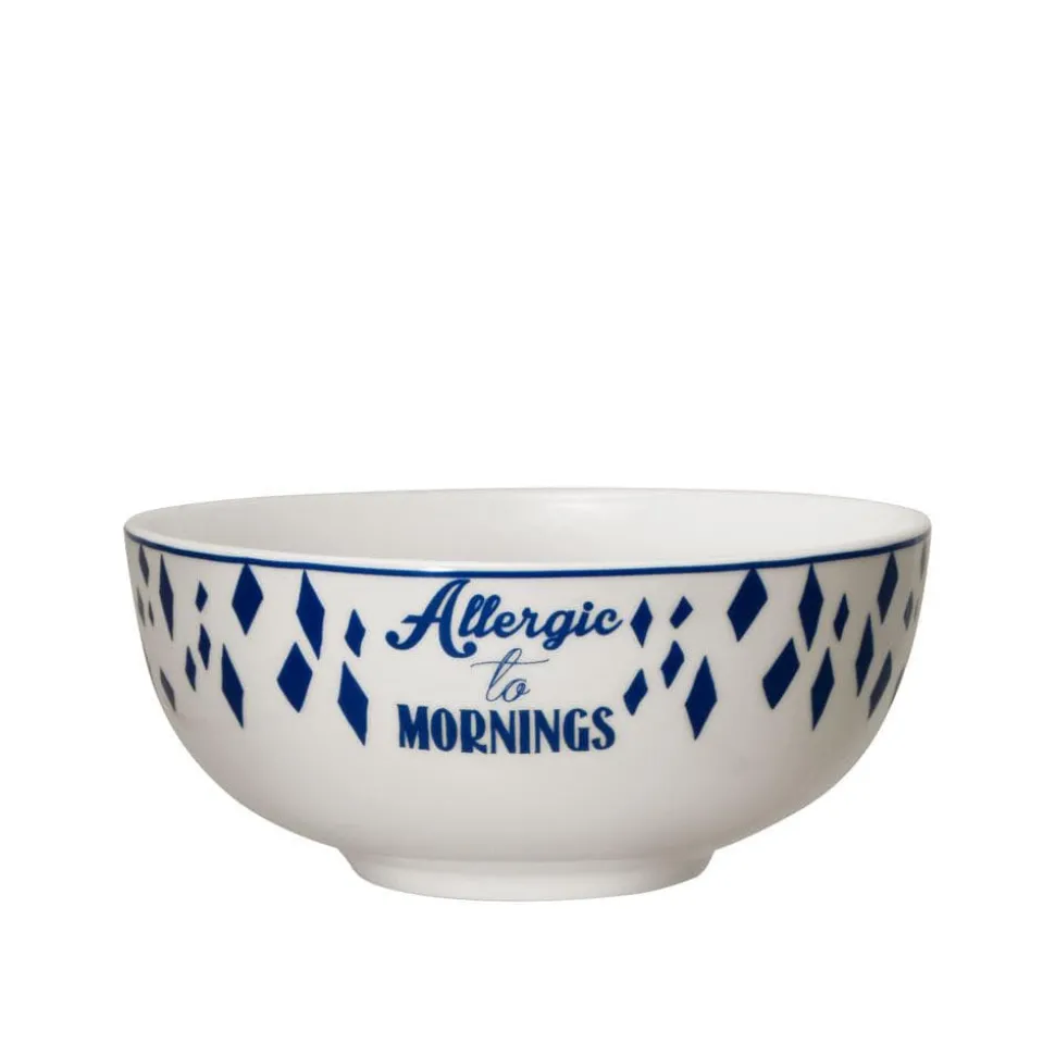 Allergic To Mornings Soup Cereal Bowl