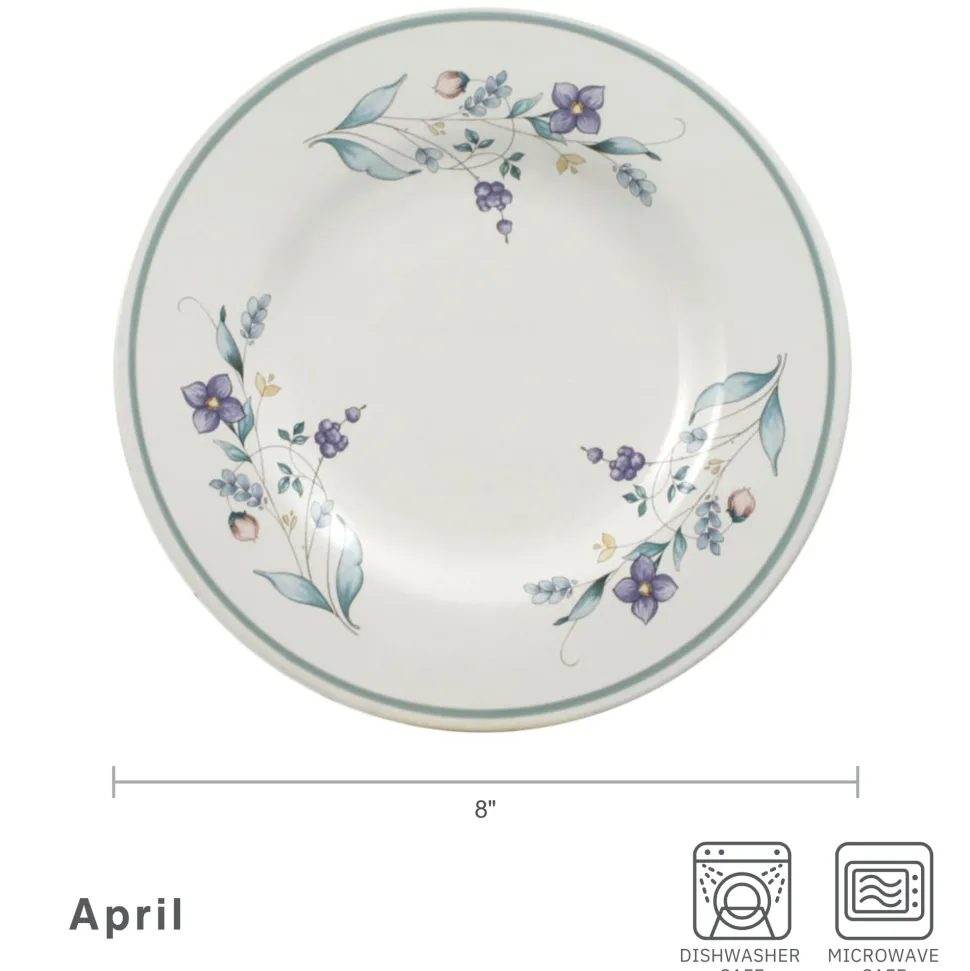 April Salad Plate