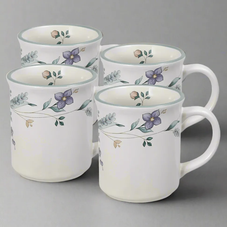 April Set of 4 Mugs