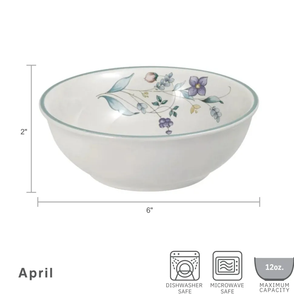April Set of 4 Soup Cereal Bowls