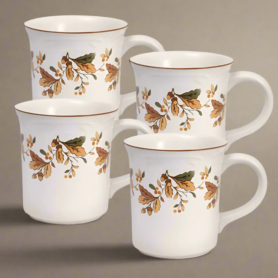 Autumn Berry Set of 4 Mugs
