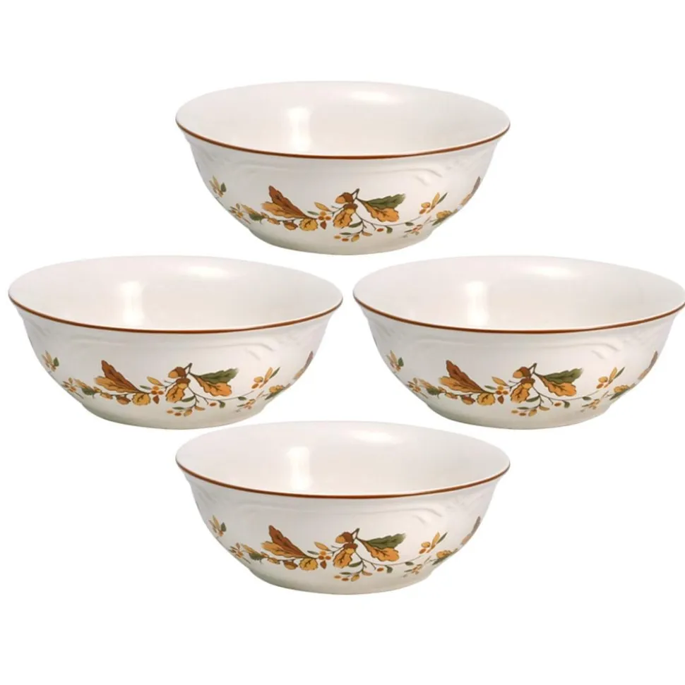 Autumn Berry Set of 4 Soup Cereal Bowls