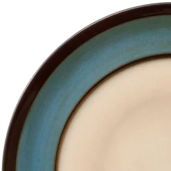 Belmont Round Blue Stalks Dinnerware Set