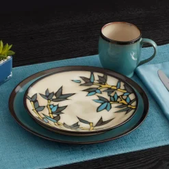 Belmont Set of 4 Round Stalks Salad Plates