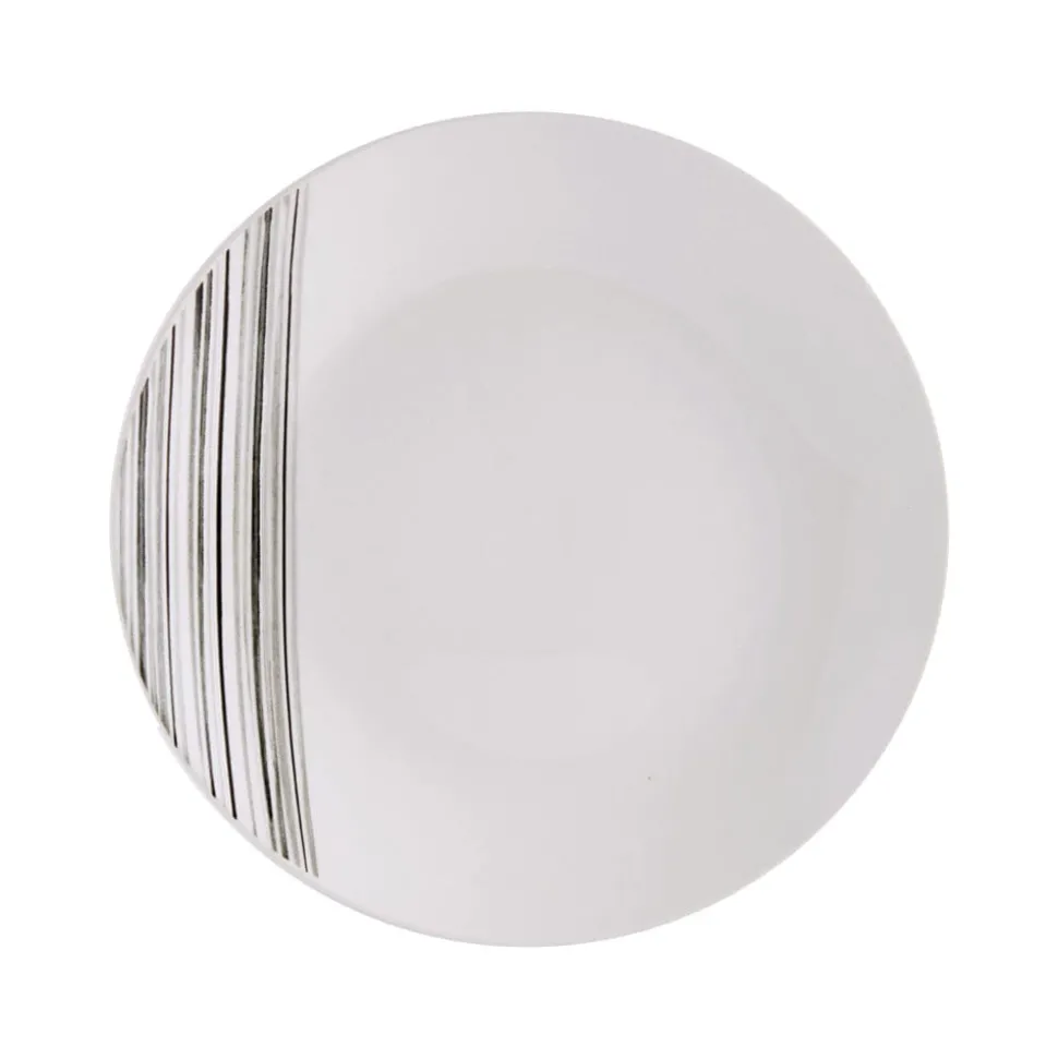Brushed Lines 16 Piece Dinnerware Set, Service for 4