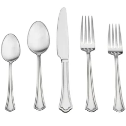 Capri Frost 53 Piece Flatware Set, Service for 8