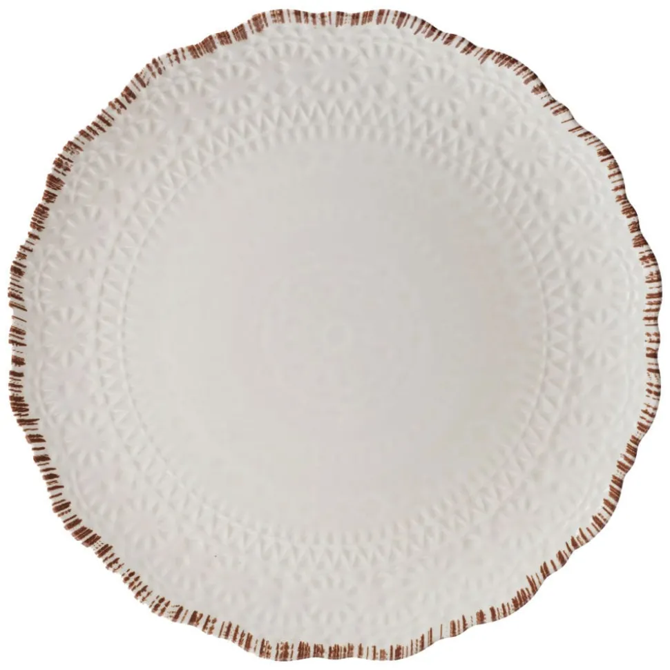 Chateau Cream 12 Piece Outdoor Melamine Dinnerware Set, Service for 4