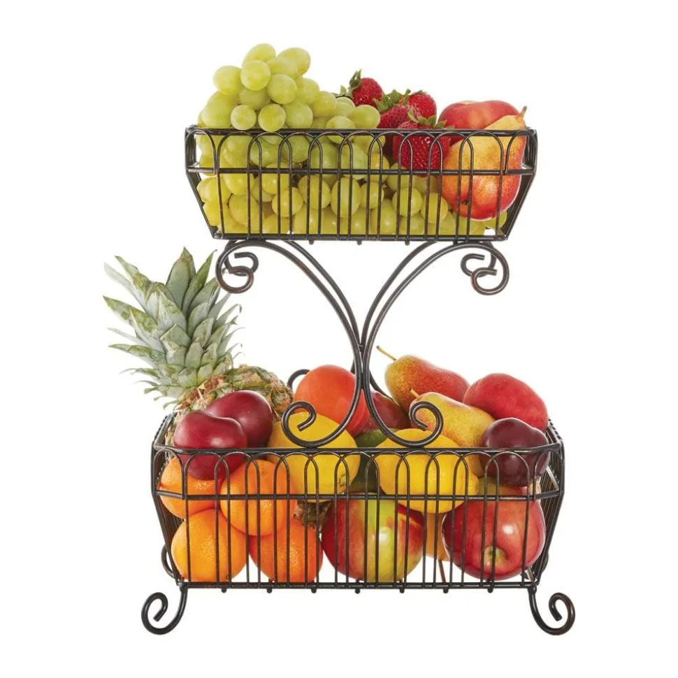 Countryside 2 Tier Fruit Storage Basket