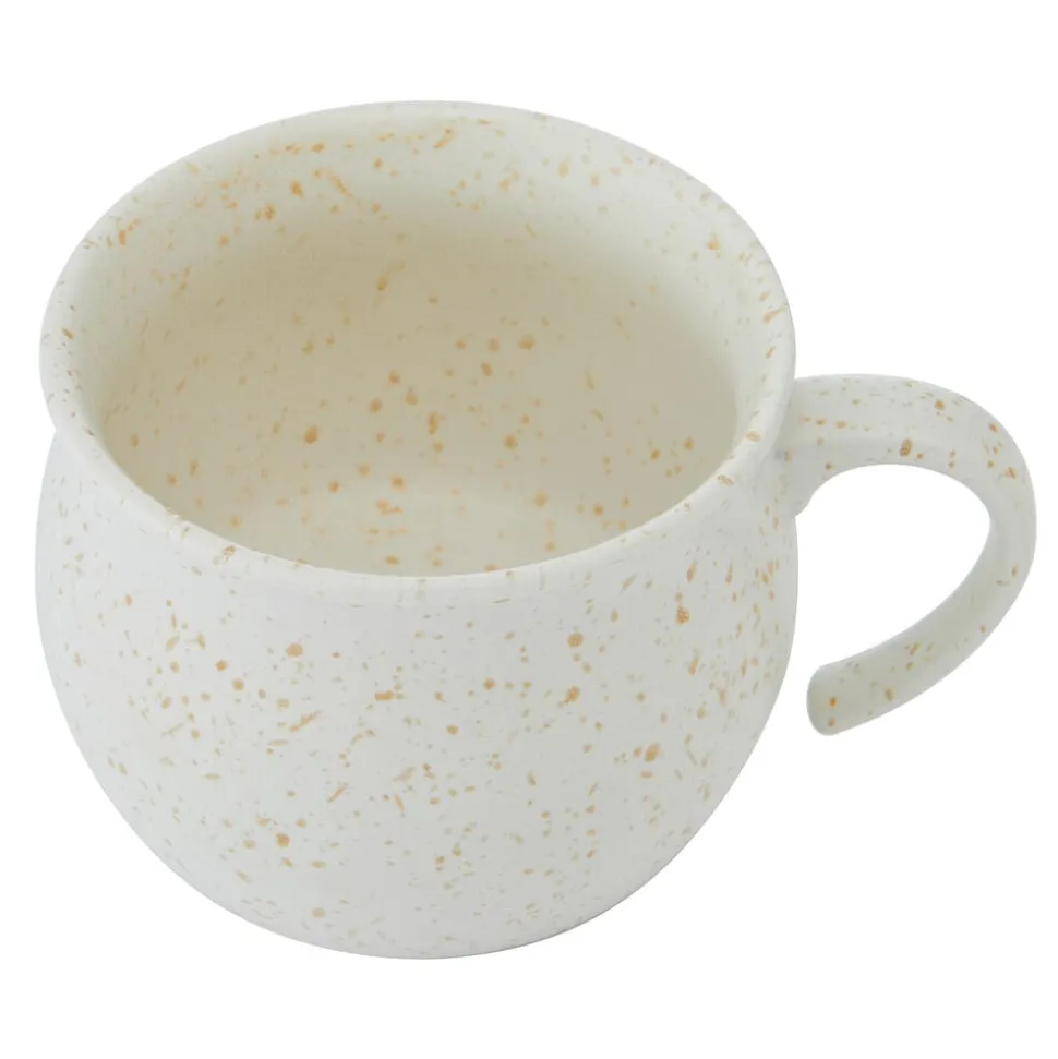 Cream Speckled Jumbo Soup Mug