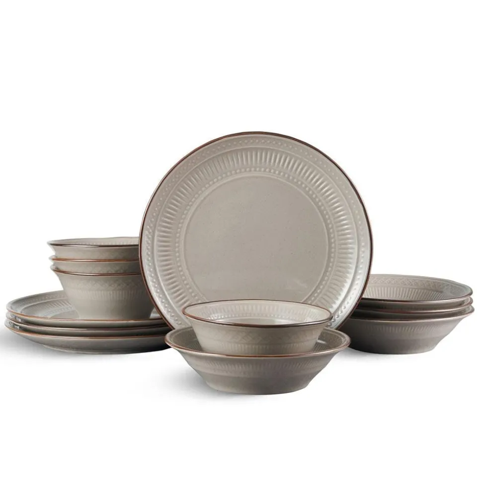 Easton 12 Piece Dinnerware Set, Service for 4