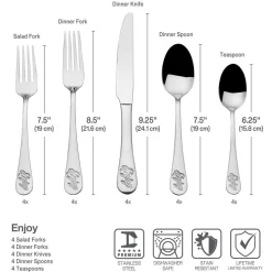 Enjoy 20 Piece Flatware Set, Service for 4