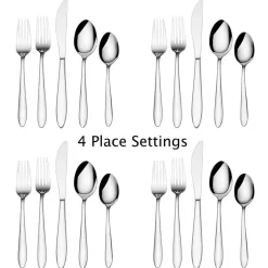 Felice 20 Piece Flatware Set, Service for 4