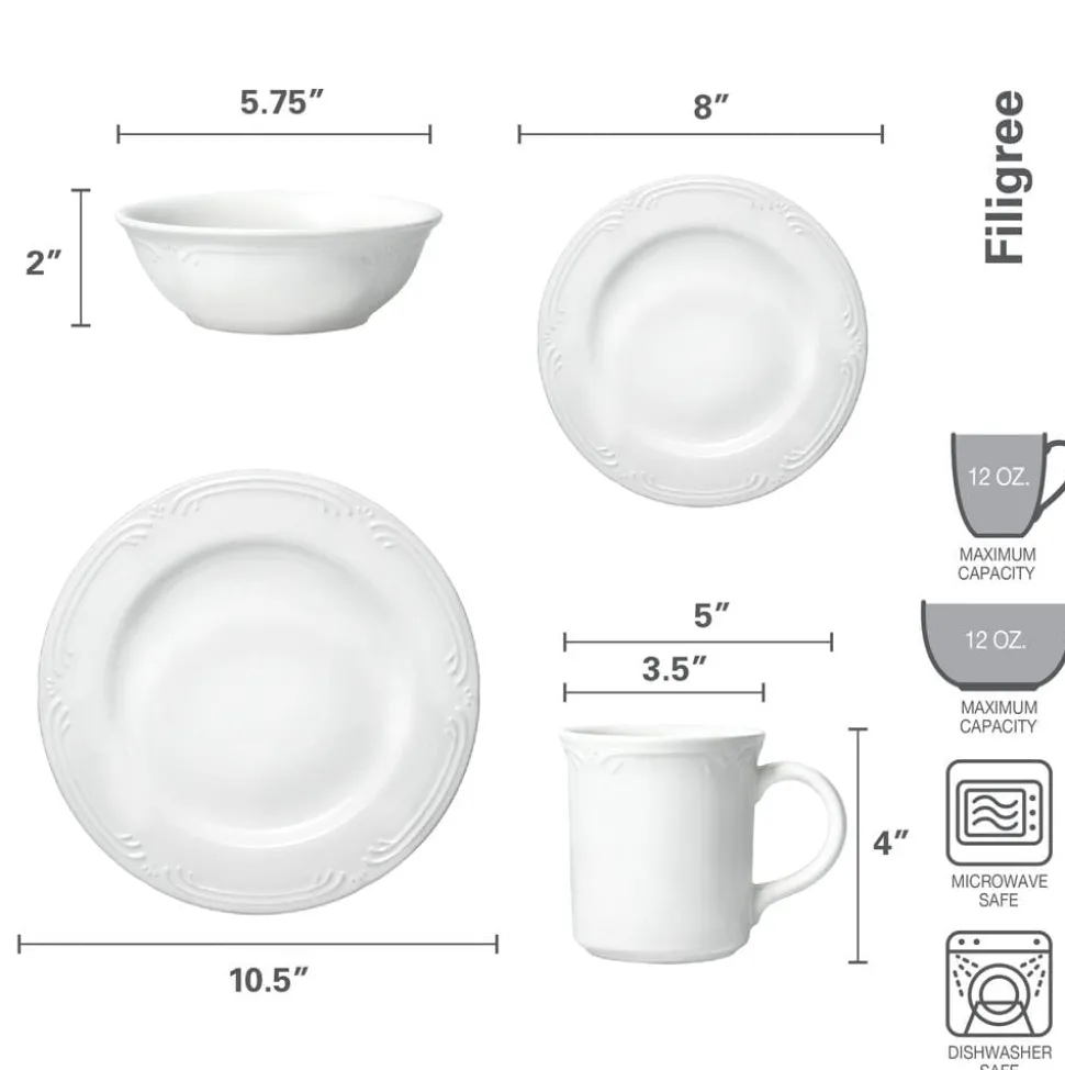Filigree® Dinnerware Set