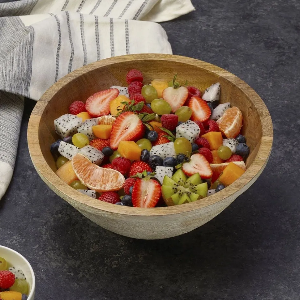 Fitz and Floyd Austin Craft Deep Serve Bowl, White