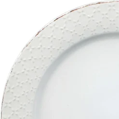 French Lace White Dinnerware Set
