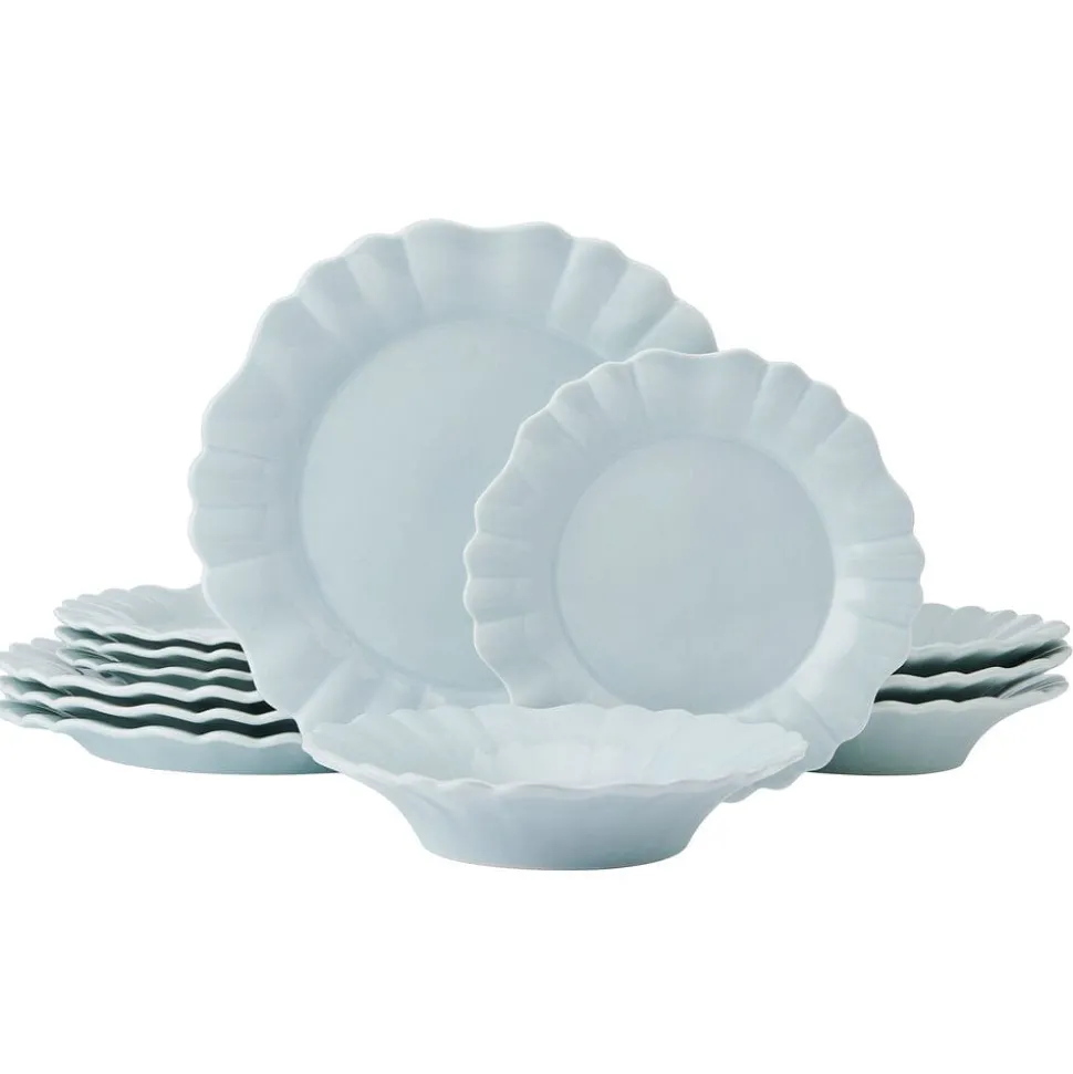 Graceful Petals 12 Piece Dinnerware Set, Service for 4