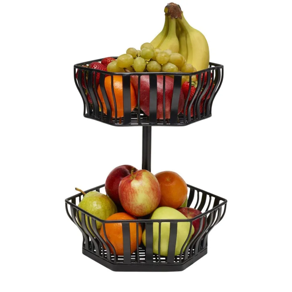 Hex 2 Tier Storage Basket