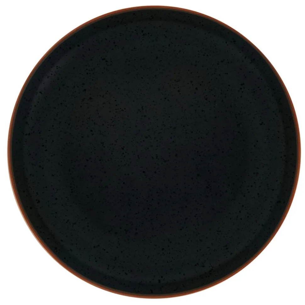 Hunter Black 16 Piece Dinnerware Set, Service for 4