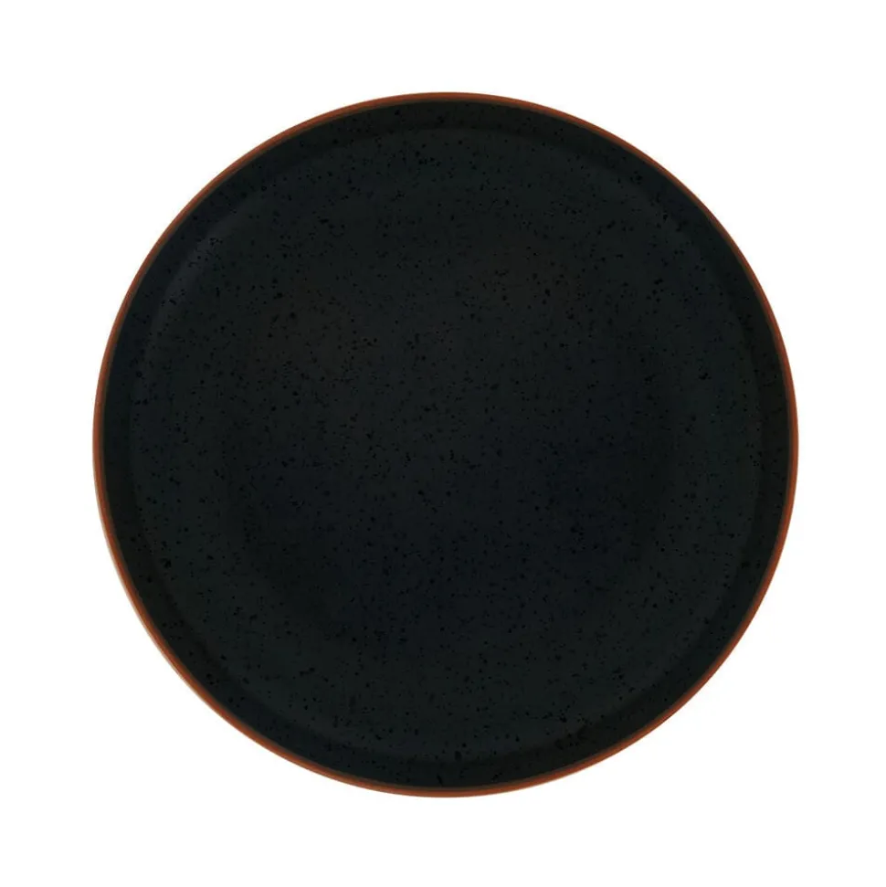Hunter Black 16 Piece Dinnerware Set, Service for 4