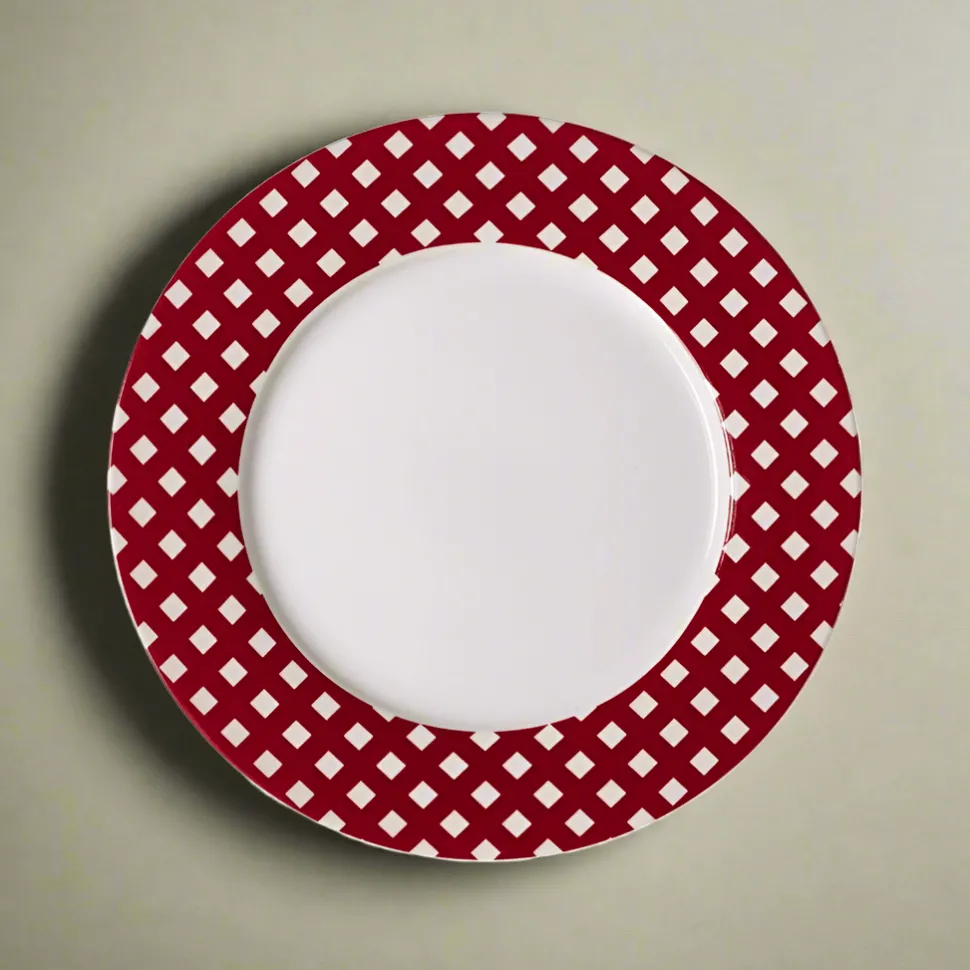 Kenna Red Salad Plate