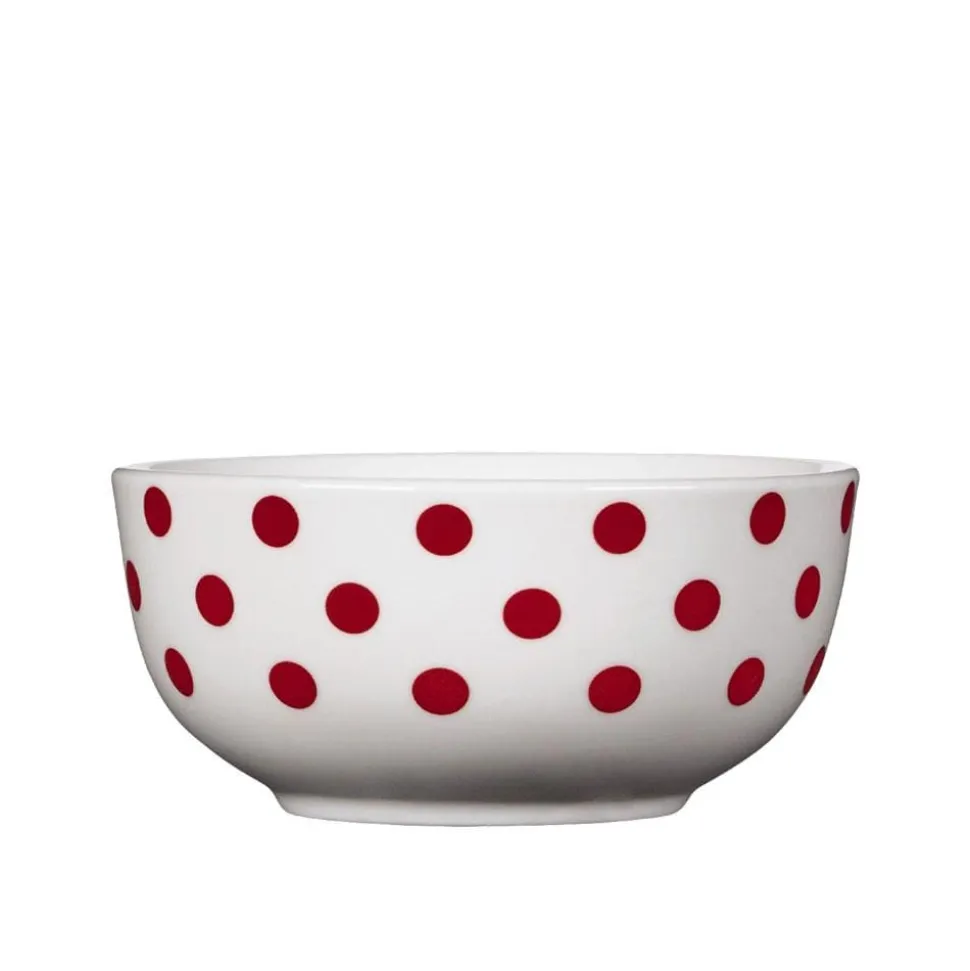 Kenna Red Soup Cereal Bowl