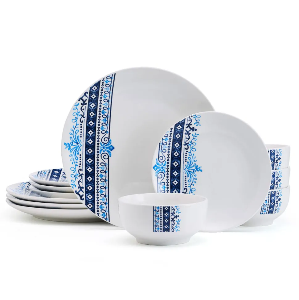 Michele 12 Piece Dinnerware Set, Service for 4