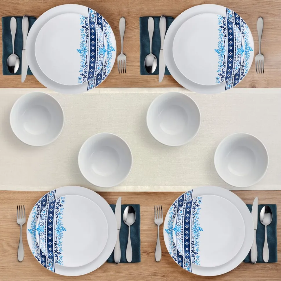 Michele 12 Piece Dinnerware Set, Service for 4