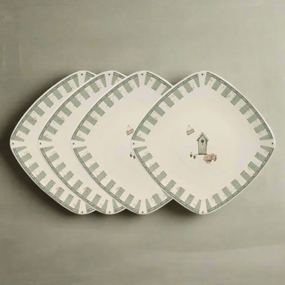 Naturewood® Set of 4 Square Salad Plates