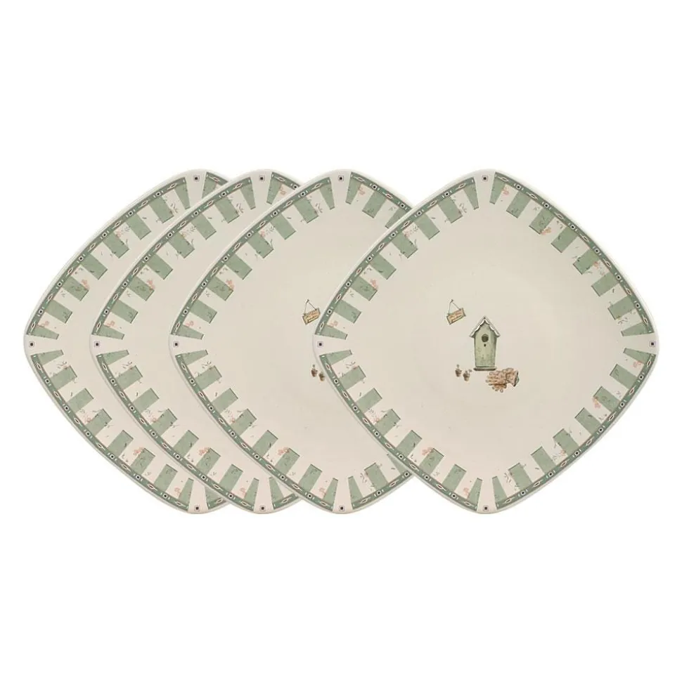 Naturewood® Set of 4 Square Salad Plates