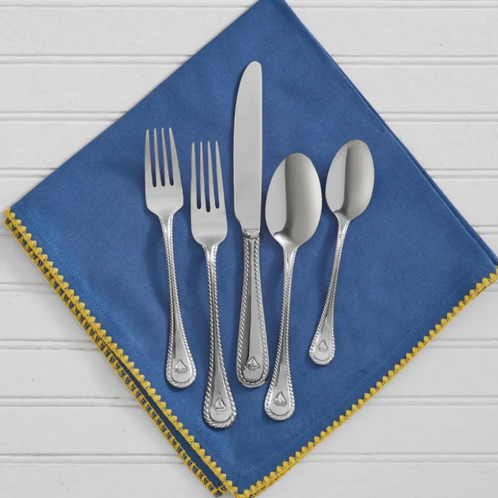 Nautical 20 Piece Flatware Set, Service for 4