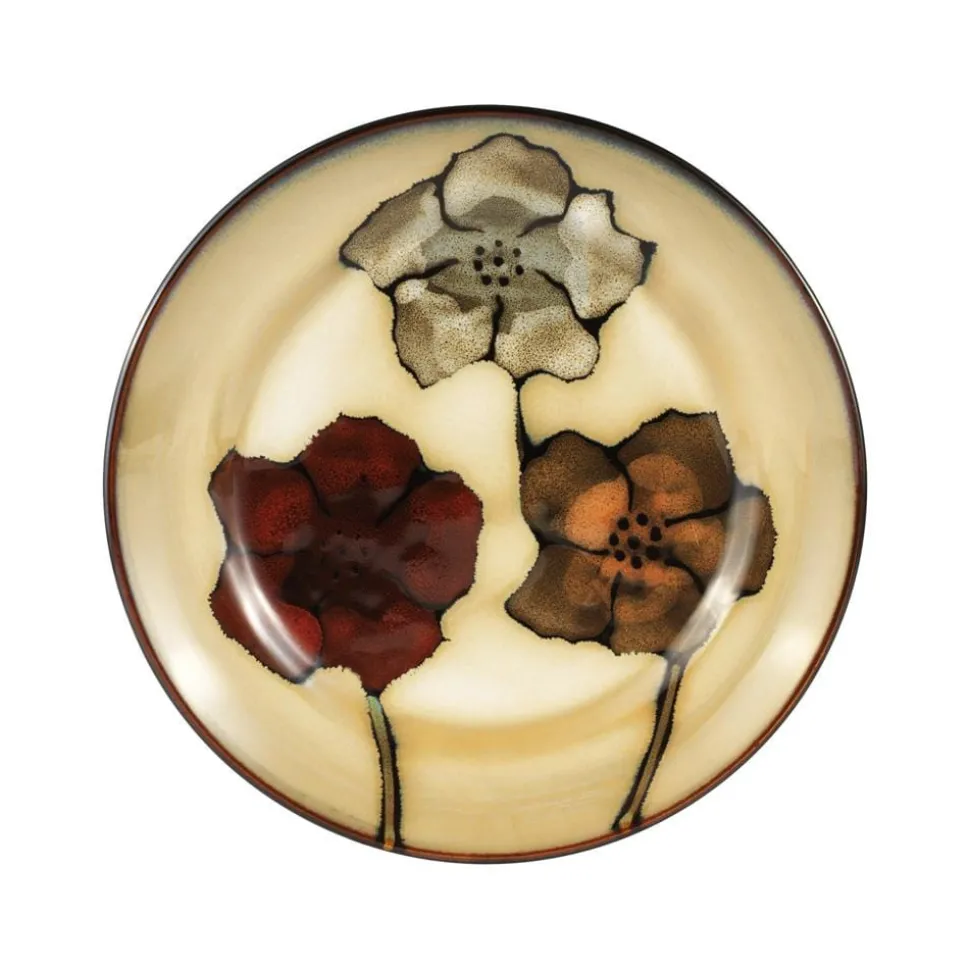 Painted Poppies Salad Plate