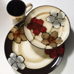 Painted Poppies Salad Plate