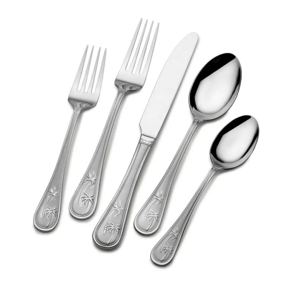 Palm Breeze 20 Piece Flatware Set, Service for 4