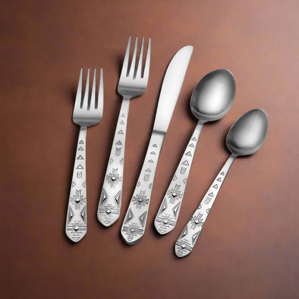 Pueblo 20 Piece Flatware Set, Service for 4
