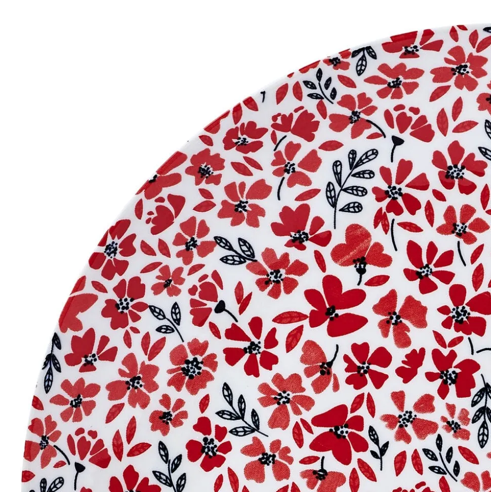 Radiant Blossom 12 Piece Dinnerware Set, Service for 4