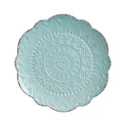 Remembrance Teal Set of 4 Salad Plates
