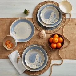 Rio Beach House Set of 4 Outdoor Melamine Salad Plates