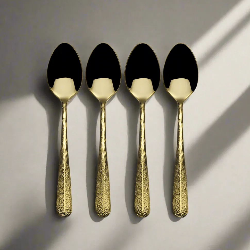 Sable Gold Set of 4 Mini Coffee Spoons