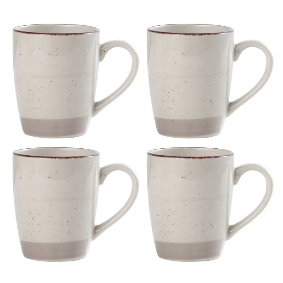 Sadie Cream 16 Piece Dinnerware Set, Service for 4