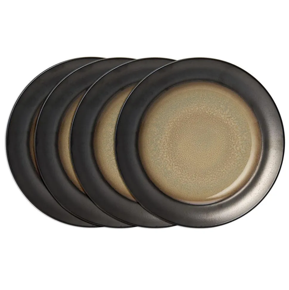 Sandstone Set of 4 Dinner Plates