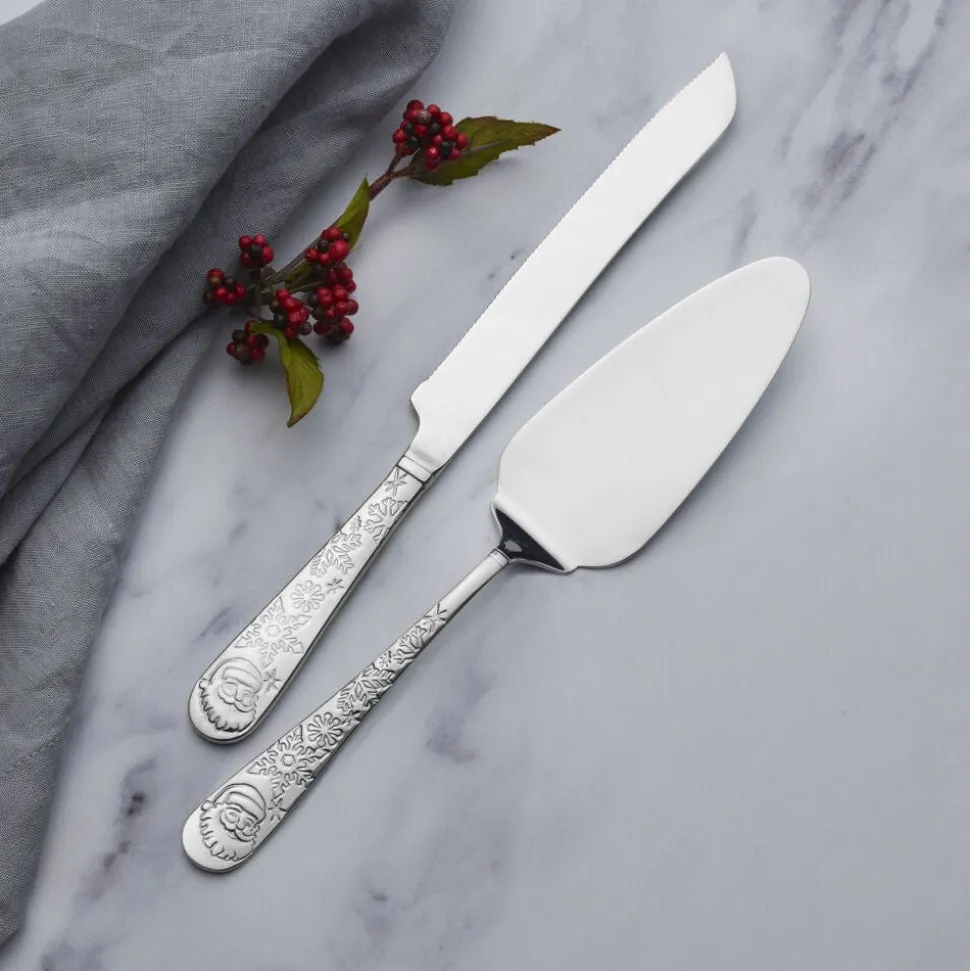 Santa 2 Piece Dessert Set