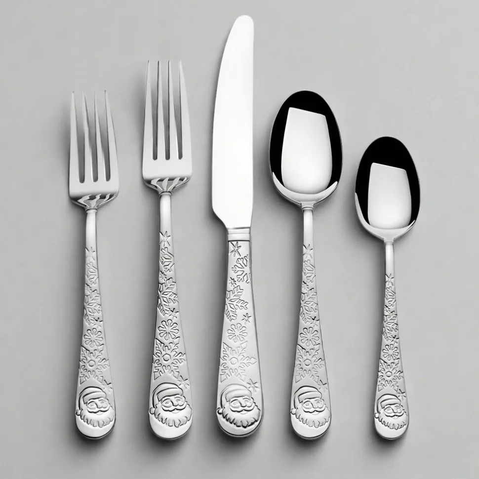 Santa 20 Piece Flatware Set, Service for 4