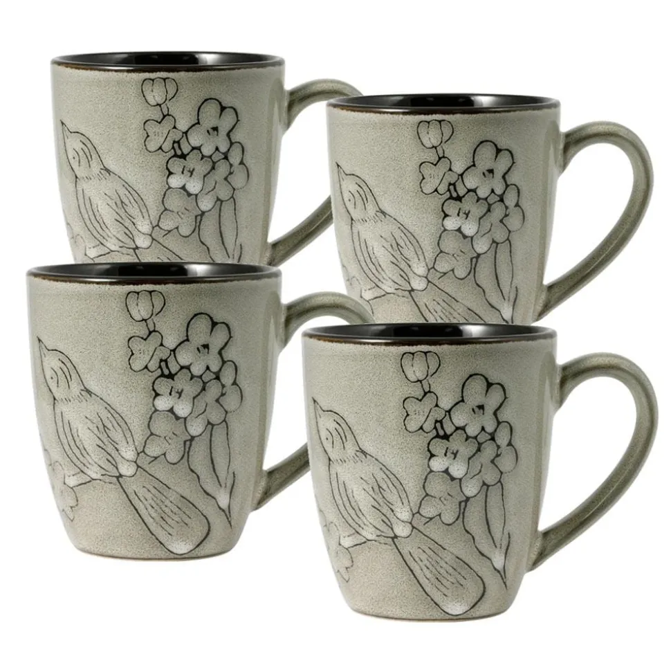 Song Bird Set of 4 Mugs