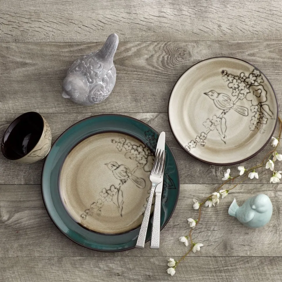 Song Bird Set of 4 Salad Plates