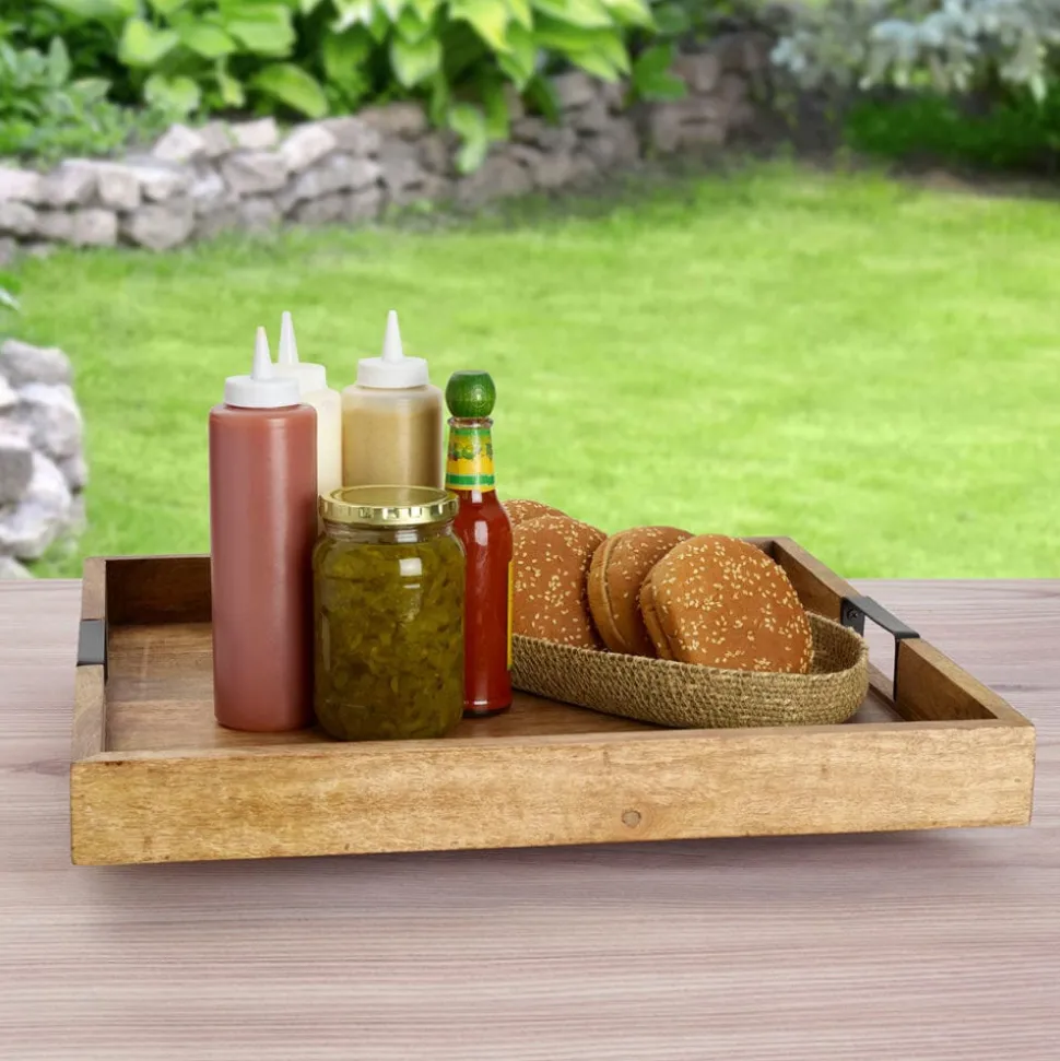 Square Lazy Susan Serving Tray