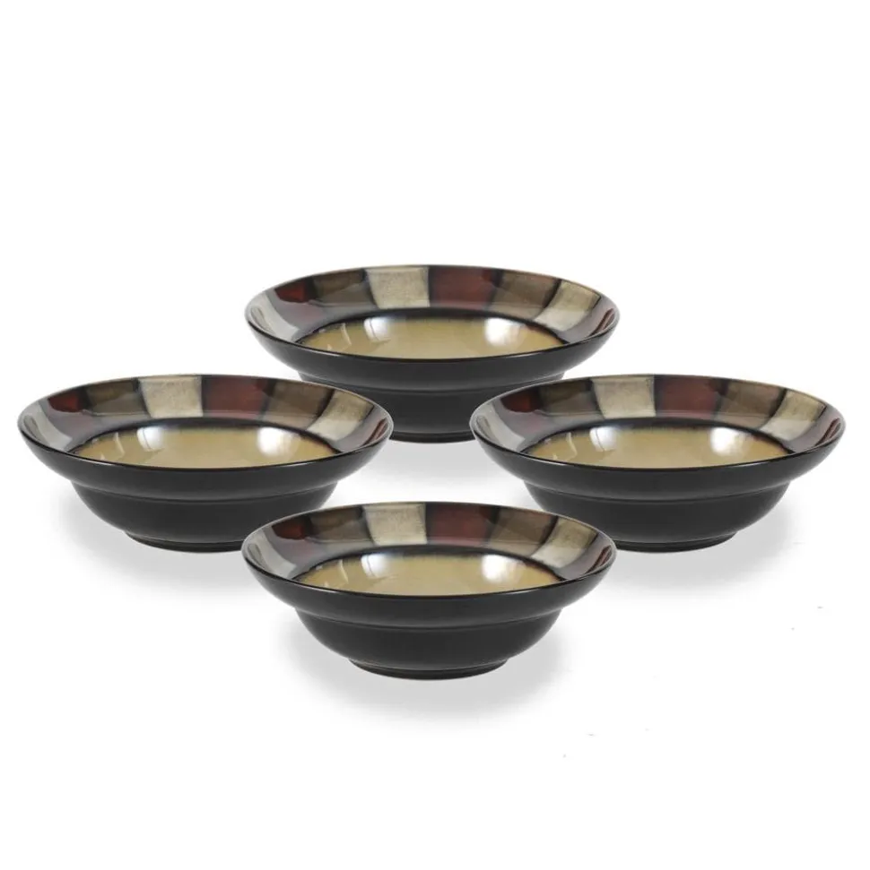 Taos Set of 4 Rim Soup Cereal Bowls