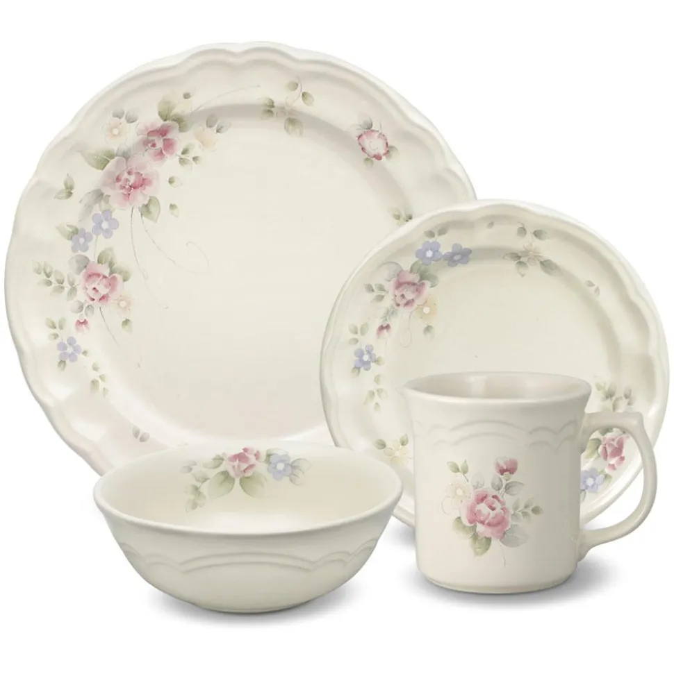 Tea Rose Dinnerware Set